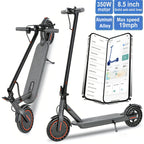 10.5AH 36V Battery 350W Foldable Electric Scooter For Adults With 8.5" Anti-skid Solid Tyres, 19MPH High Speed &3 Speed Modes, Update Model Steps Up With Enhanced Braking For Superior Quality And Comfort-Pick The Model That Fits Your Needs