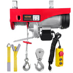 VEVOR 880lbs Electric Hoist with 14 FT Wired Remote Control, Electric Hoist 120 Volt with 20-40 FT Lifting Height for Garage Warehouse Factory