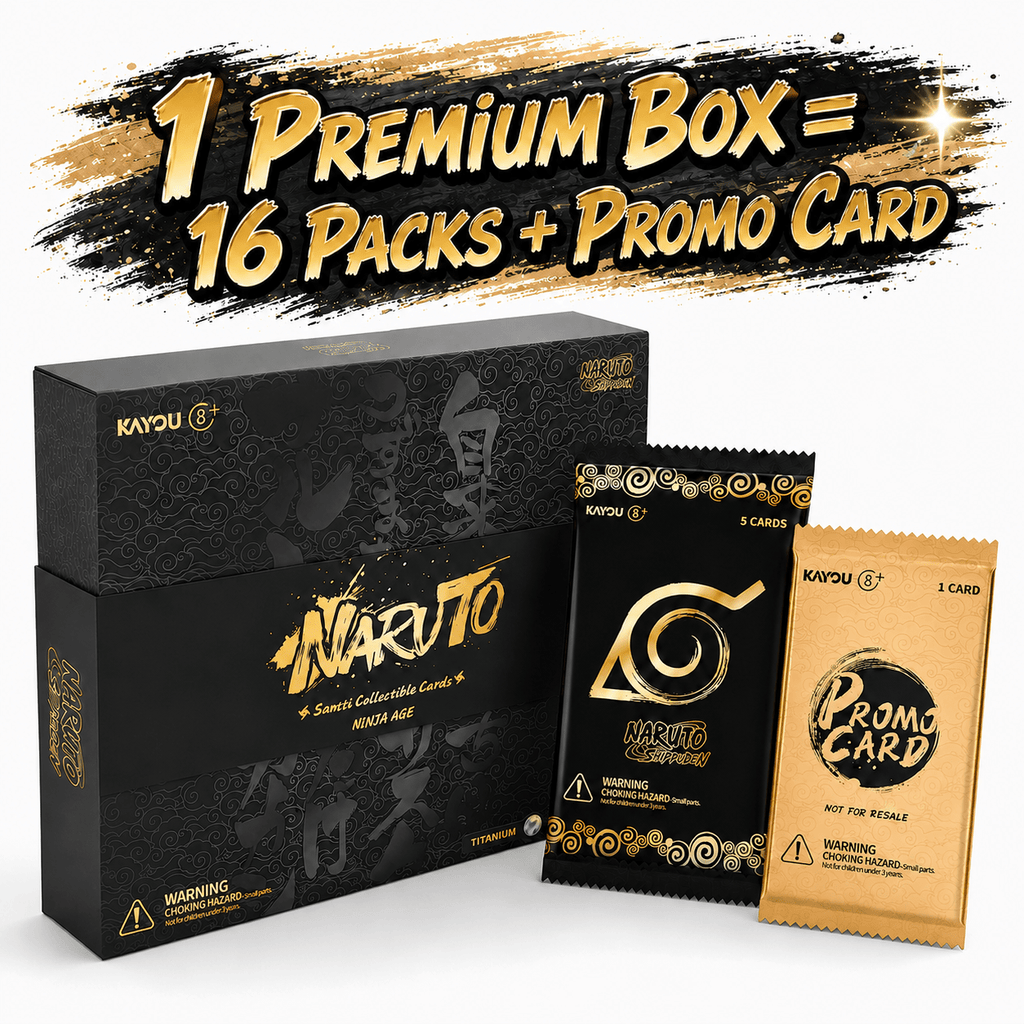 Kayou Naruto Ninja Age Premium Collector Box | Naruto-Smriti Collectible Cards - US Version