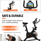 1pc Heavy-Duty Magnetic Bike for Home Gym - Adjustable Magnetic & Belt Drive System, Quiet Indoor Cycling Bike with Magnetic Brakes, Suitable for Home Gyms, Rehabilitation Training, for Home Fitness Equipment, Christmas Gifts