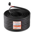 VEVOR 100FT Solar Panel Extension Cable, 10 AWG, Solar Panel Wire with Flame Retardant Protective Sleeving, Female and Male Connectors, PV Wire, for Outdoor Automotive RV