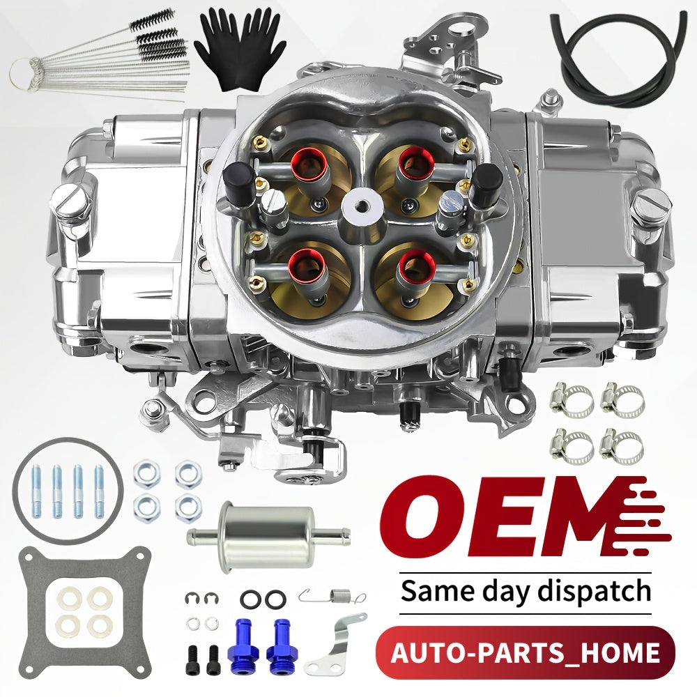 4 Barrel BR-67201 Performance Race Carburetor: 850CFM, Double Pumper, Aluminum, CNPAPC Brand – Suitable for Various Motocycle Models