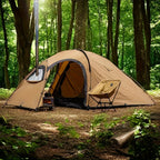 Campravox Hot Tent for Camping with Chimney, a Portable Backpacking Tent Featuring an Inner Tent And Stove Jack, Suitable for 1-2 People for Outdoor Hiking And Hunting