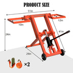 Sturdy 500 Lbs Capacity Lawn Mower Lift Jack - with Hydraulic Jack · Riding Mower Lift Foldable Design | for Zero Turn Mower Lift and Garden Tractors - for Mower Maintenance or Repair