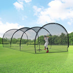 Baseball Batting Cage 20/30Ft for Backyard, Baseball Training Equipment Netting Cages, Golf Softball Baseball Nets for Batting with Frame And Net, Hitting And Pitching Practice