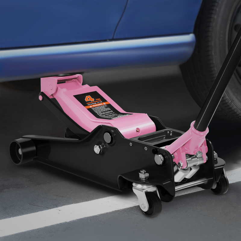 4 Ton Low Profile Hydraulic Trolley Service/Floor Jack, (8000 lbs) Capacity, Lifting Range 4.5"-20"