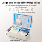 3pcs Luggage Set - Durable 3pcs Family Travel Trolley Suitcase Set, Large Capacity, Quiet Spinner Wheels, Luggage Set. 3pcs Set Combination "20-inch - 24-inch - 28-inch".