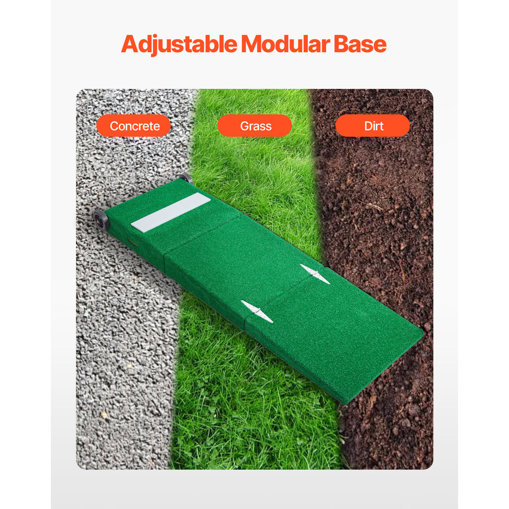 VEVOR Pitching Mound Portable Pitcher Mound Baseball Softball Training, 1.5-2m/2-2.5m, 2+1 style/Wheeled style/T-shaped style