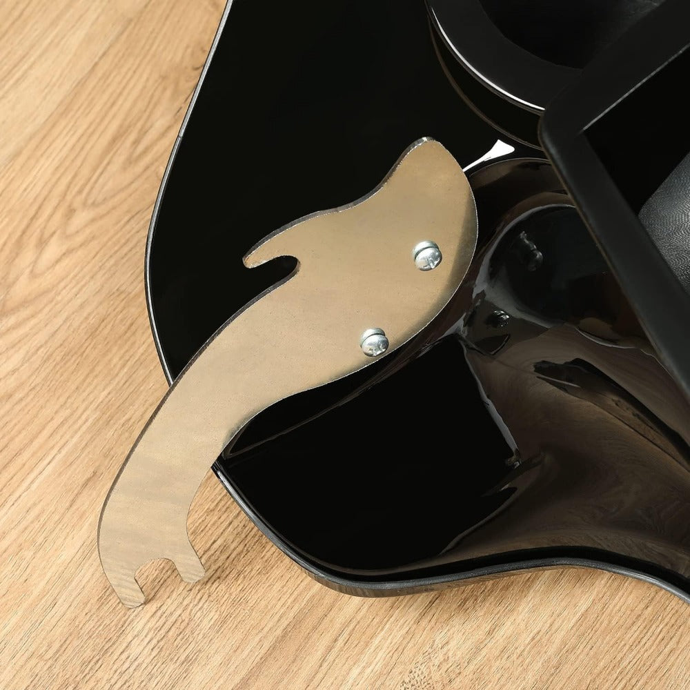 Front Fairing Compatible with 1986-2015 for Davidson Heritage Softail Fat Boy Deluxe Outer Bat Wing w/Clear Windshield 4 Speaker Mount