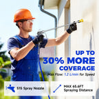 1200W Heavy-Duty Airless Paint Sprayer, Protable Paint Sprayer for House Painting, 3300PSI High Pressure & 40.58oz/Min Flow for Fast Painting, Up to 30% More Coverage with Less Overspray, for Walls, Furniture, Cabinets, Fence, Car Repair DIY
