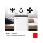 Toshiba Smart Wi-Fi Portable Air Conditioner up to 450 sq ft Cools