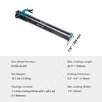 Manual Tile Cutter by VEVOR for Cuts up to 48 Inches with Double-Rail Support in Remodeling Projects
