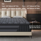Luxury Mattress 8" 10" 12" 14" Twin Full Queen King Size Gel Memory Foam Pocket Spring Hydird Mattress in A Box Medium Firm