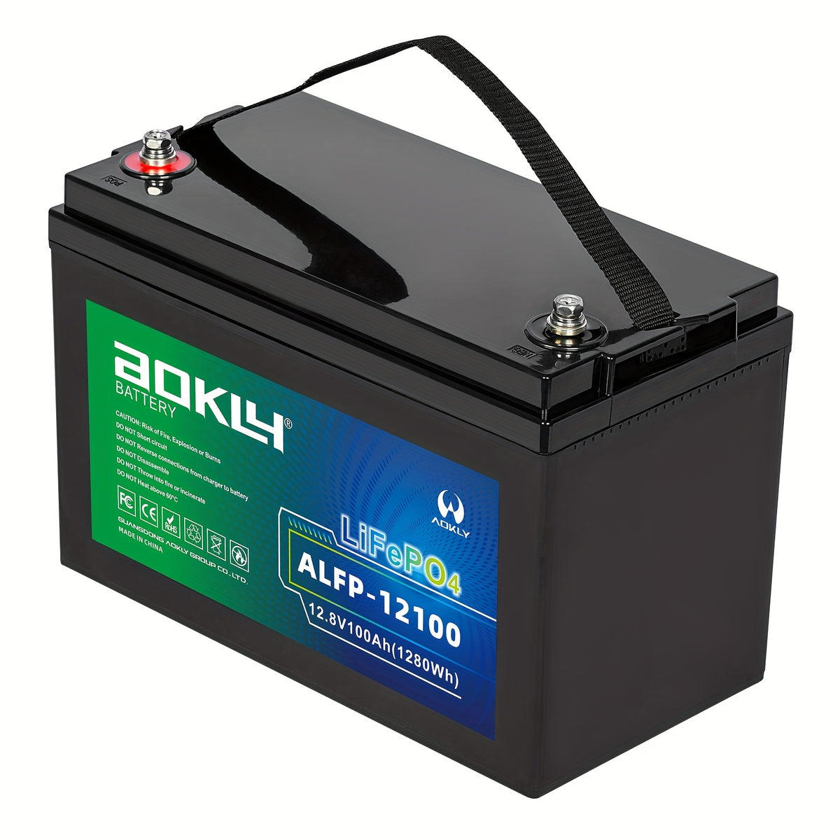 12V 100AH/150AH LiFePO4 Battery, 1280Wh, Capable Of Over 18, 000 Deep Cycle Recharges, Built-in 100A BMS, Perfect for RVs, Boats, Solar Trolling Motors, Camping, Solar Off-grid Systems, And More.