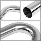 2.5"OD 16-Piece SS Steel DIY D.I.Y Exhaust Straight 45 90 Degree U-Bends Pipes