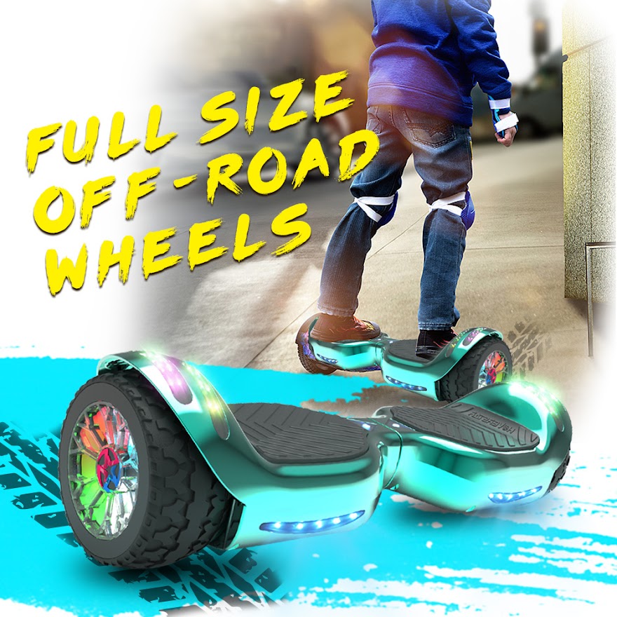 6.5-Inch Hoverboard with 10-Mile Range and 7 MPH Top Speed, Self-Balancing Electric Scooter with Dual Motors, Portable Design and Smooth Riding Performance. The compact 6.5-inch wheels provide responsive handling and easy control, while the rechargeable b