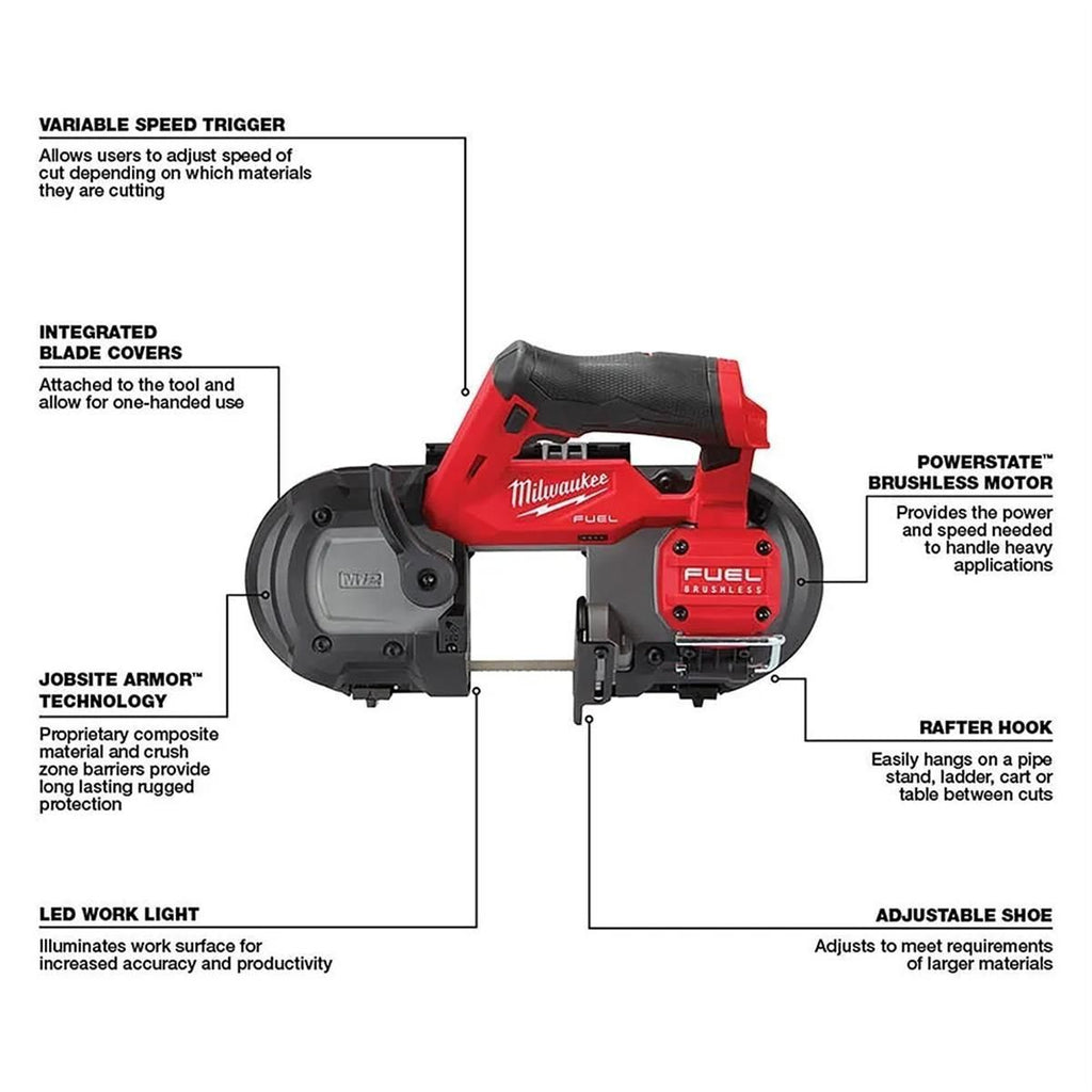 Milwaukee 2529-20 M12 FUEL Compact Band Saw (Blemished)