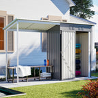 Outdoor Shed + Pergola Combo | Waterproof | Lockable | Air Vents | Store Tools/Grill/Bike