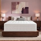 8''/10''/12''/14'' Inch Hybrid Queen Mattress in a Box - Gel Memory Foam And Pocket Springs for Back, Soft And Plush Fiberglass-Free Bed