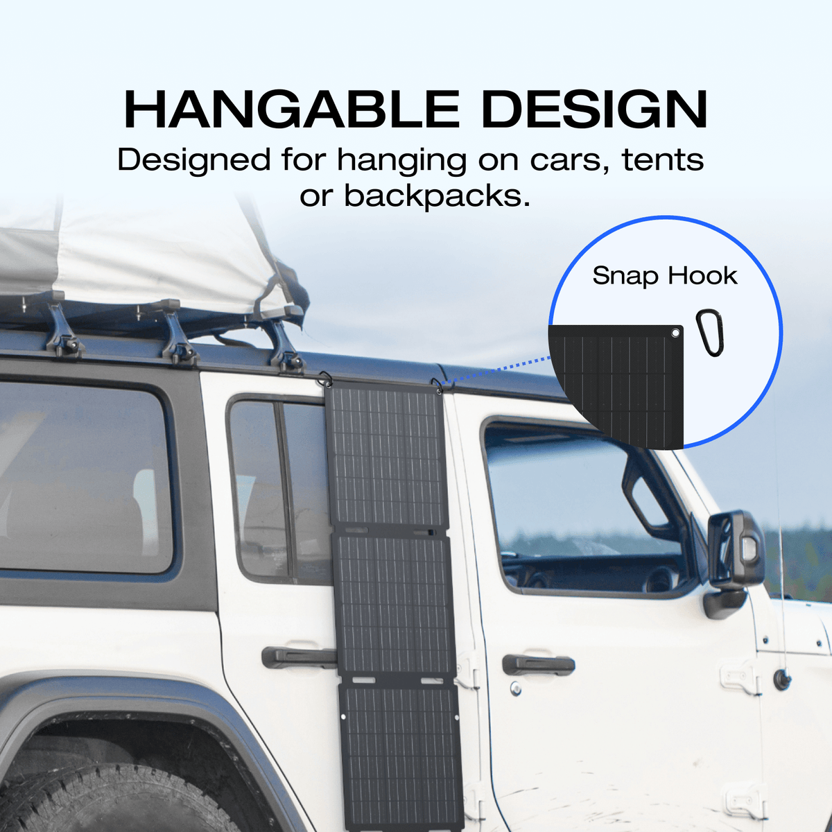 EcoFlow 45W/60W110W/160W/220W Portable Solar Panel, Foldable with Carry Case, High 23 Efficiency, Design for Camping, RVs, or Backyard Use