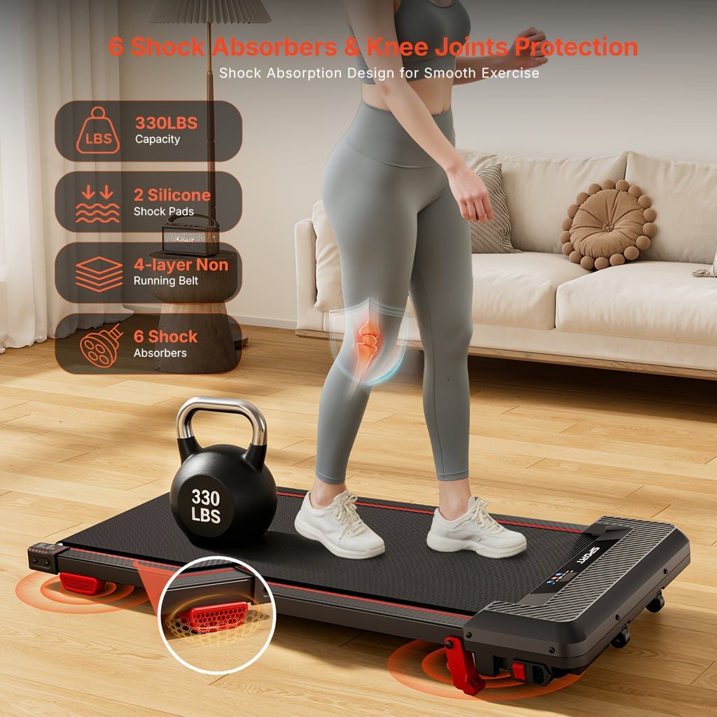Walking Pad 4in 1 for Walking And Jogging, Under Desk Treadmill for Home Office, Portable Walking Pad Treadmill Under Desk, Desk Treadmill In LED Display, Best for Christmas, Perfect for Thanksgiving