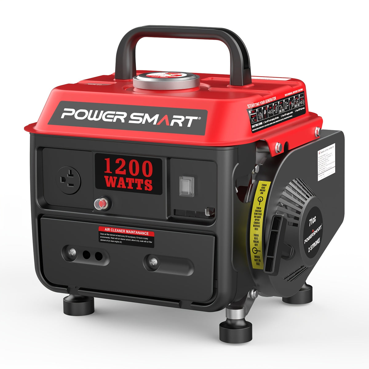1200W Portable Generator, Small Generator For Camping Outdoor, Ultralight, EPA Compliant