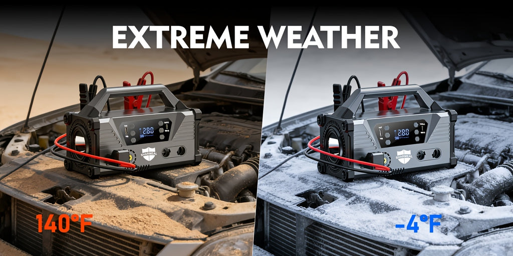 15-in-1 Jump Starter with Air Compressor 26000A 160PSI 30W Charging, Portable Car Battery Jump Starter (All Gas/All Diesel) Jump Box Car Battery Jumper Starter Portable Jumper Cables, LED Lights, Battery Chargers, Winter Essentials, Holiday Gifts.