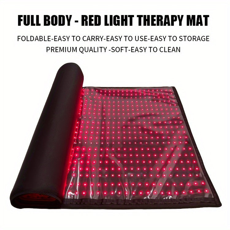Red Light Therapy Mat with 660Nm And 850Nm LED Chips for Whole Body Use