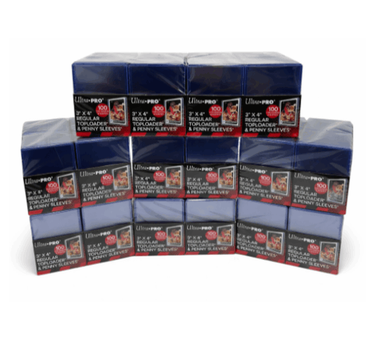 1600 Ultra Pro Top Loaders and Sleeves. 1 Sealed Case! 1600 Top Loaders and 1600 Sleeves
