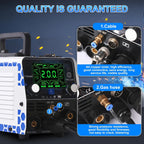 Reboot RBM2000 5-in-1 Welder 120V/240V with Spool Gun - 2026 Upgrade Complete Kit for Aluminum Welding, Steel, Metal Finishing, MIG, Lift TIG, Stick Welding Machine