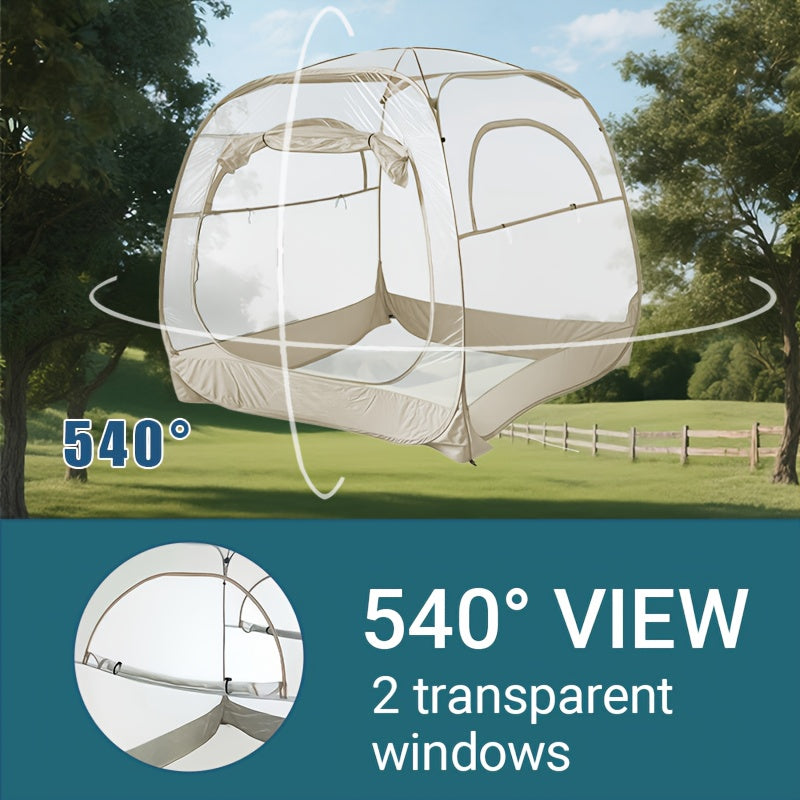 Transparent Party Tent with Frame - Large Clear Bubble Dome for Patio Sunroom