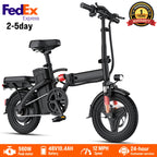 14-Inch Folding Electric Bike with 560W Peak Motor, Top Speed 12-24 MPH, Assist Range 30-32 Miles, Suitable for Adults And Teens, Portable Foldable Commuter E-Bike for Urban Riding, Ideal Gift Option