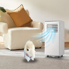 8000 BTU Portable Air Conditioner (4400BTU SACC) AC Unit With Remote Control 24H Timer, Dehumidifier Compact 3-in-1 Air Cooler For Small Rooms, Bedrooms, Home Offices