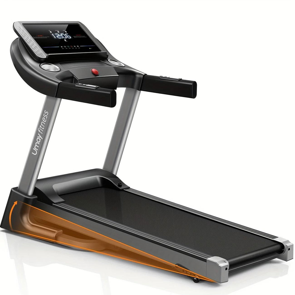 Foldable Treadmill for Home or Office — 4-in-1 Portable Design, 15% Incline and 300 lb Capacity