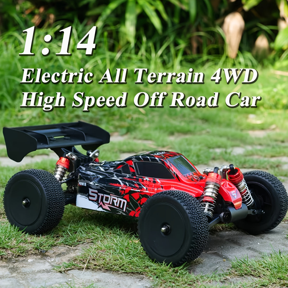 Tepear All Terrain 1:14 Off Road Vehicle, 40KM/H High Speed, Outdoor Drifting, Racing, Climbing, 2.4Ghz Remote Control, Supports Vehicles Racing Together, Large Capacity Battery, Birthday And Christmas Gifts