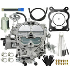Carburetor: 4BBL, 750CFM, Vacuum Secondary, 4MV, for 1904R Rochester Quadrajet, 1980-89 – with Cleaning Brush
