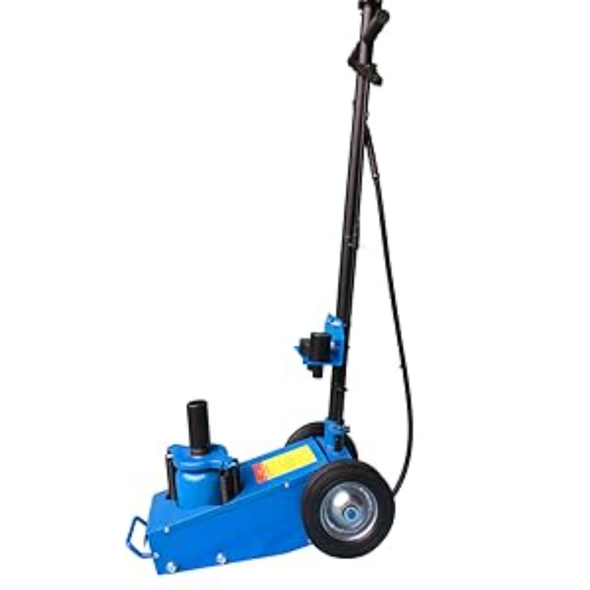MEFEIR 22 Ton Air Hydraulic Floor Jack，44000 lbs Capacity Air-Operated Floor Jack with Extension Saddle Set and Wheels for Heavy Duty Lifting，Blue