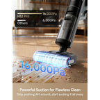 Refurbished Dreame H12 Pro Wet Dry Vacuum Cleaner, Hard Floor Vacuum and Mop Combo, Smart Mess Detection, Strong Suction for Wet & Dry Spills, 35-Min Runtime, 30.43oz Water Tank, Hot Air Self-Cleaning, Edge-to-Edge Corner Cleaning, Anti-Tangle Brush