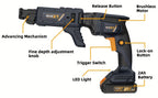 Drywall Screw Gun – MAXXT 20V Cordless Autofeed Screwdriver for Drywall Installation and Construction Projects