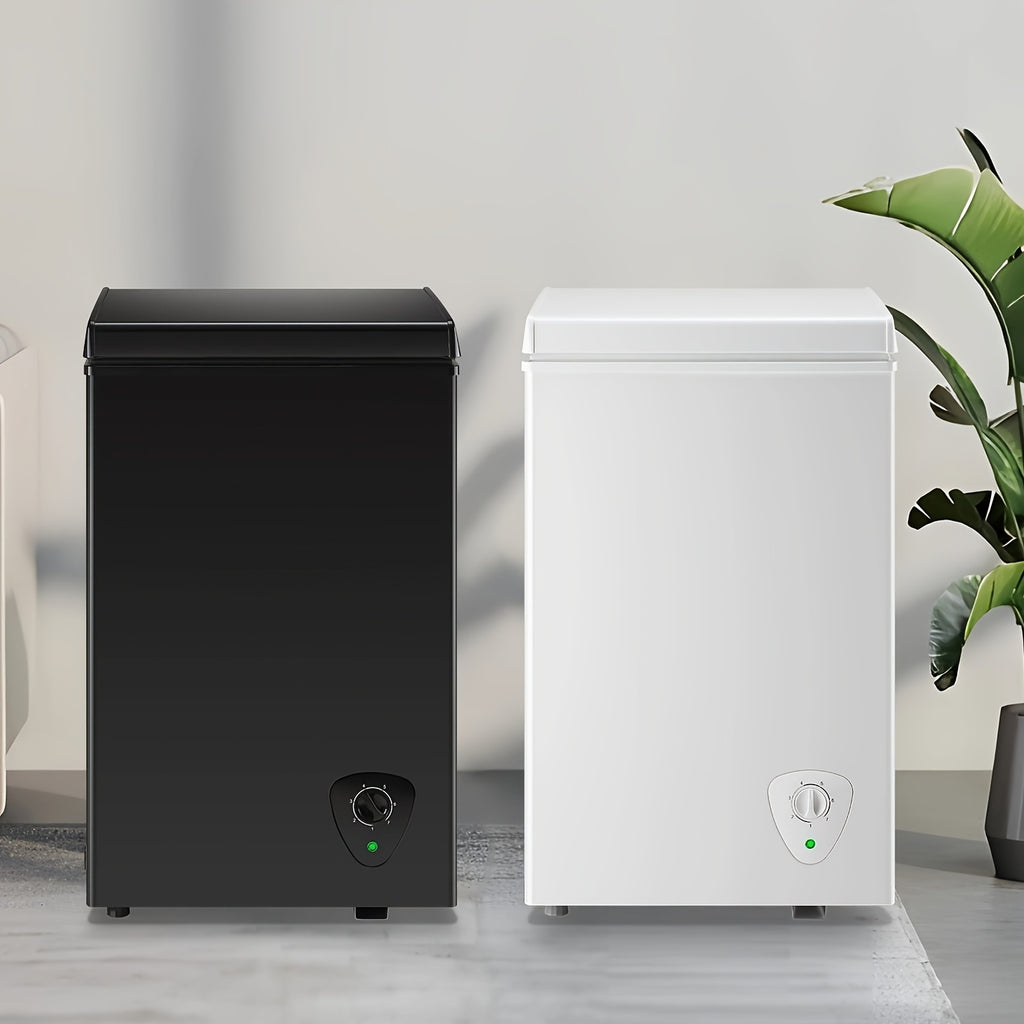 [Small Deep Freezer] 2.5 Cu.Ft Chest Freezer With 2 Removable Baskets, Small Deep Freezer Adjustable 7 Thermostat, Quiet Mini Freezer Free-Standing Top Door, Energy Saving For Apartmen, Garage, Basement, Dorm, Home
