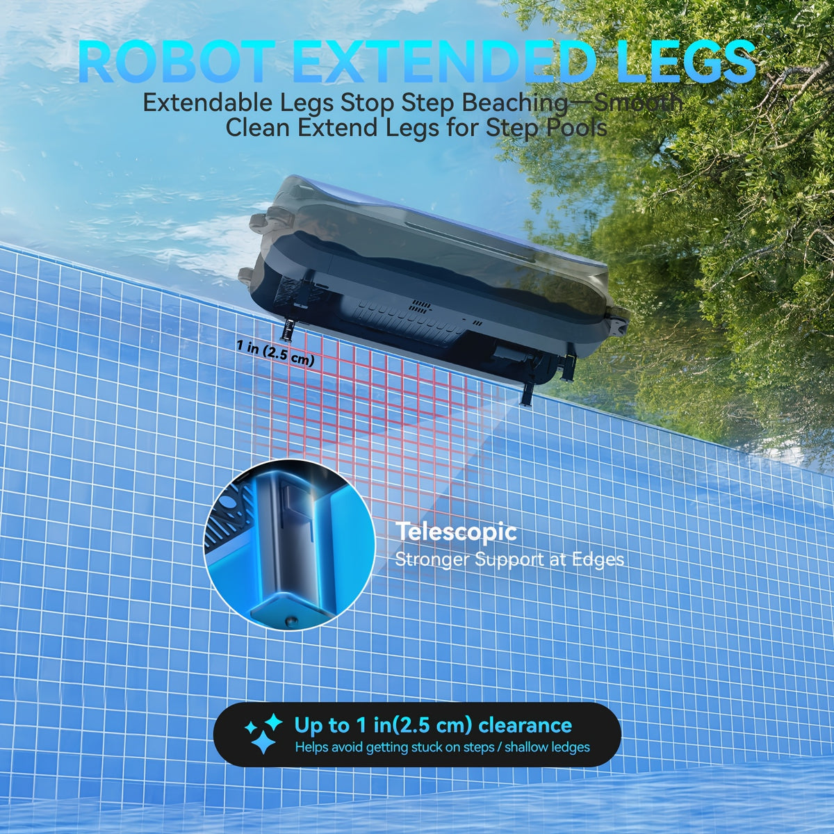 Solar Powered Pool Skimmer Robot 24/7 Continuous Working APP Control Intelligent Obstacle Avoidance Floating Surface Cleaner for Above Ground And Inground Pools