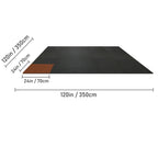 VEVOR 25 PCS 1/2 inch Thick Gym Floor Mats, 24" x 24" EVA Foam & Rubber Top Interlocking Workout Floor Mats with 100 sq.ft Coverage, Exercise Puzzle Flooring for Gym, Home, Garage, Basement