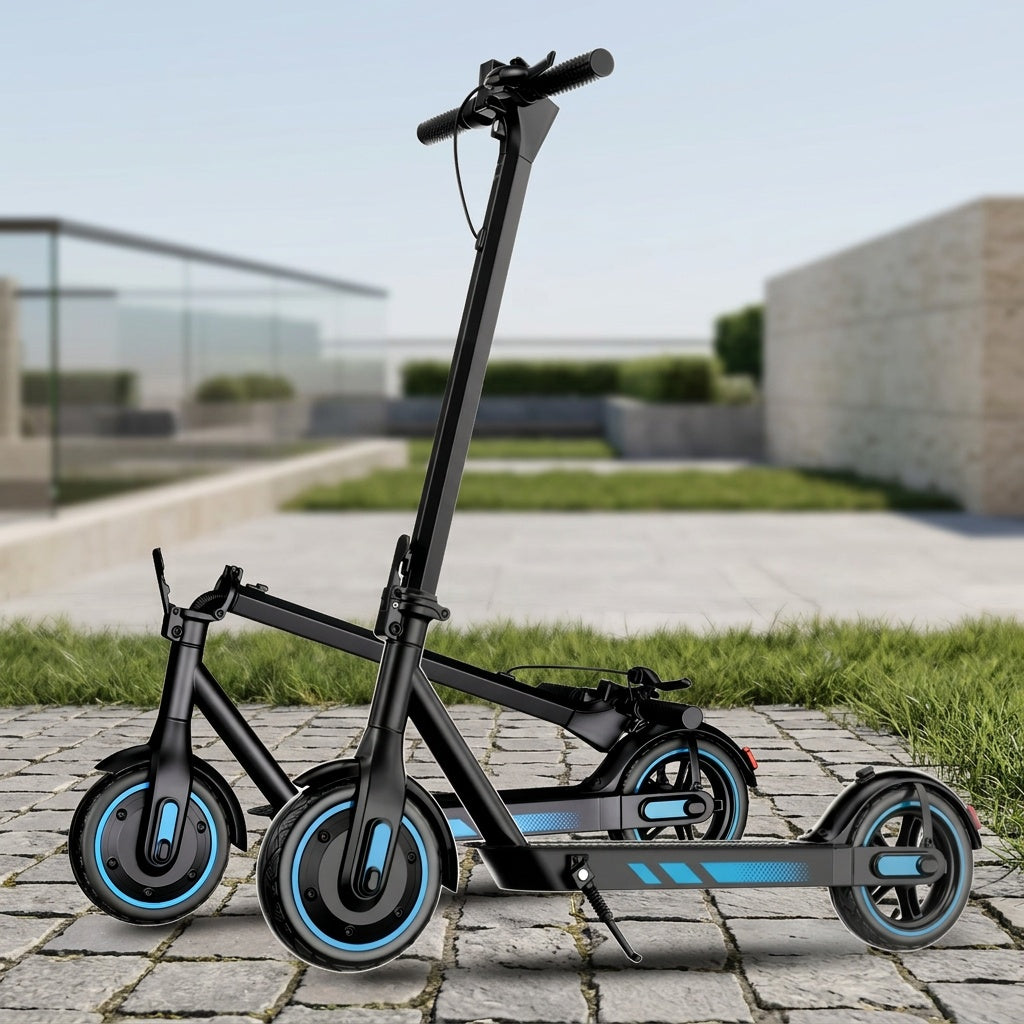 V10 Electric Scooter, 500W Foldable E-Scooter with 10-Inch Tires and 28-Mile Range for Adults