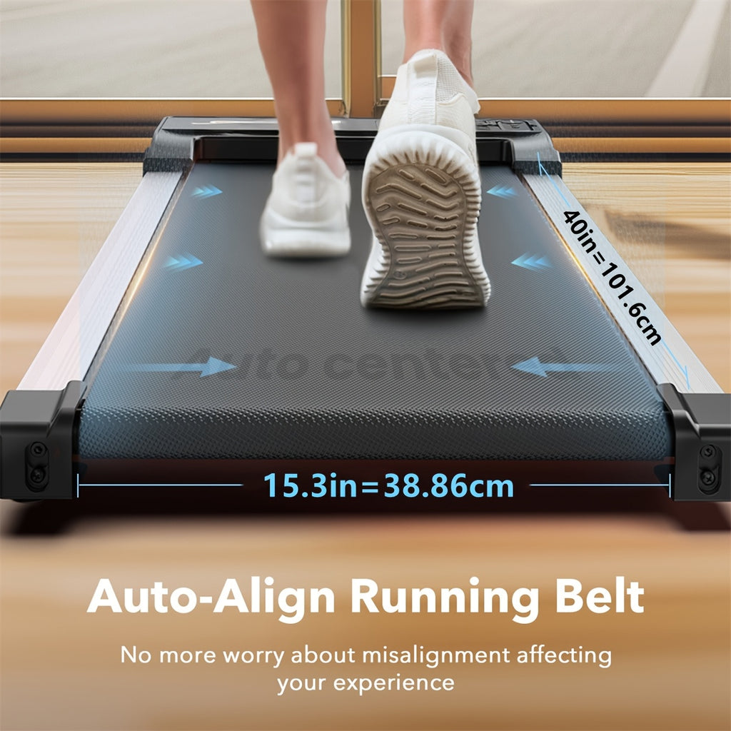 4-In-1 Walking Pad with 15% Incline, Portable Under Desk Treadmill, for Home And Office Use, 2.5 HP Silent Walking Treadmill, Supports Up to 265 Lbs, for Walking And Jogging, Christmas Surprise Gift, Without Battery