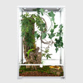 WACOOL 67 Gallon Tall Reptile Terrarium, Vertical Tank with Full Tempered Glass, Double Front Opening Door & Top Mesh Lid – Spacious Habitat for Lizards, Amphibians, and Reptiles (Knock-Down Design)