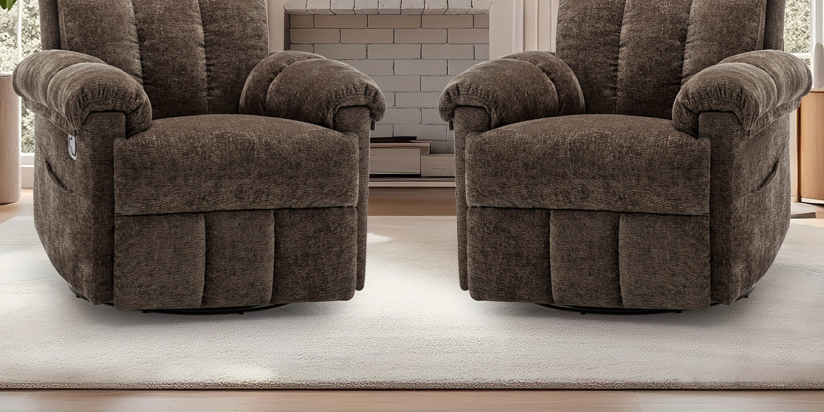 A Solitary Chair for The Living Area, a Reclining Chair That Swivels, a Rocking Recliner for Grown-Ups, Compact Recliners Suitable for Limited Spaces, a Manual Upholstered Recliner Featuring Side Pockets