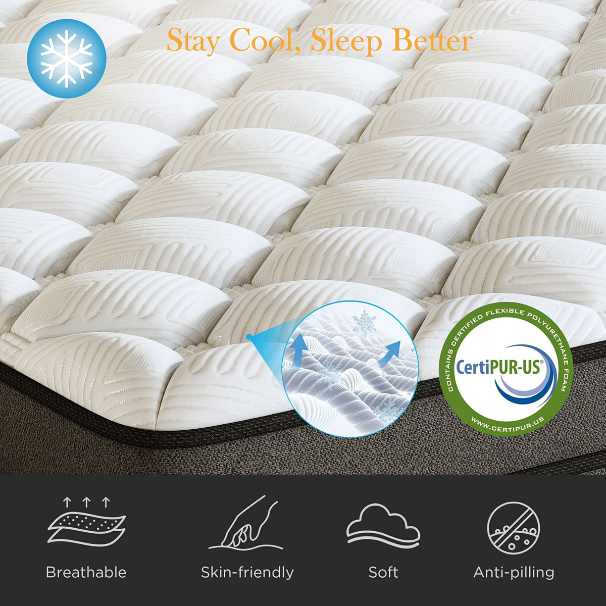 12in/14inch Twin, Full, Queen, King, Mattress Memony Foam And Spring, Medium Firm Mattress For Cooling, Pressure Relief, Edge Support & Motion Isolation Boxed