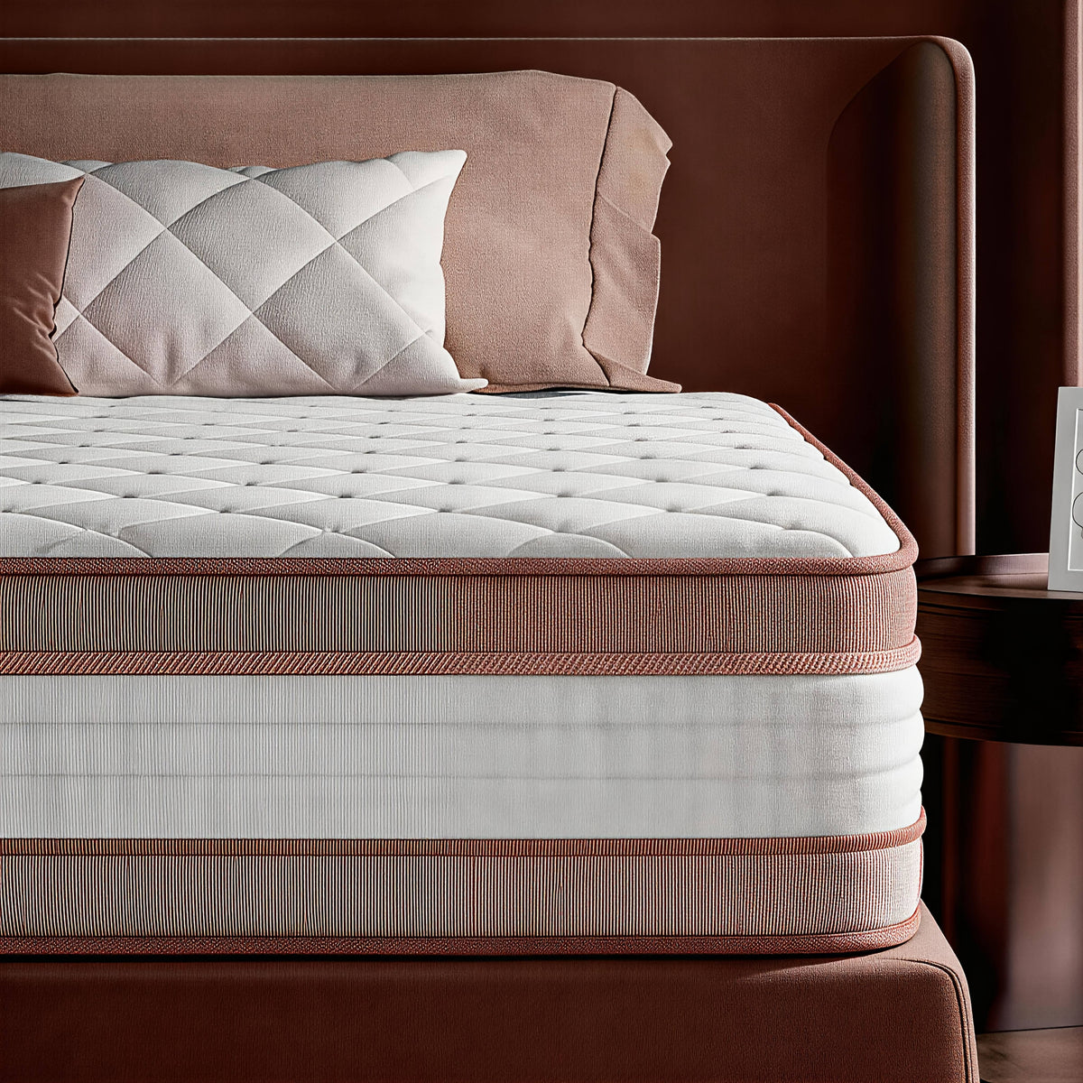 Luxury Mattress 12/14 Inch Full Size Queen Size King Size Gel Memory Foam Pocket Spring Mixed Mattress Box Medium Hardness