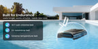 Robotic Pool Skimmer AIPER Surfer S2 for Continuous Surface Cleaning with Solar and USB Charging