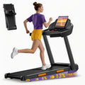 4-In-1 Folding Treadmill with 13% Incline, Portable with Handle, 350 Lbs Capacity for Home And Office, Without Battery